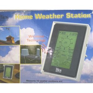 BIOS Wireless Home Weather Station Complete‎ Kit Wind Rain Temp Sensor